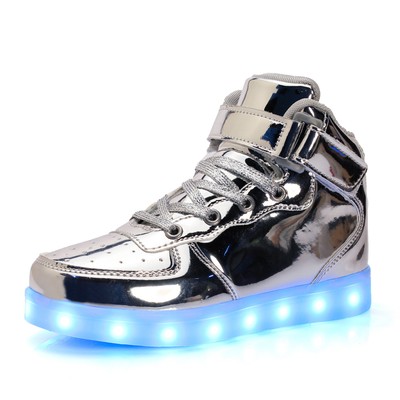 skechers energy lights silver